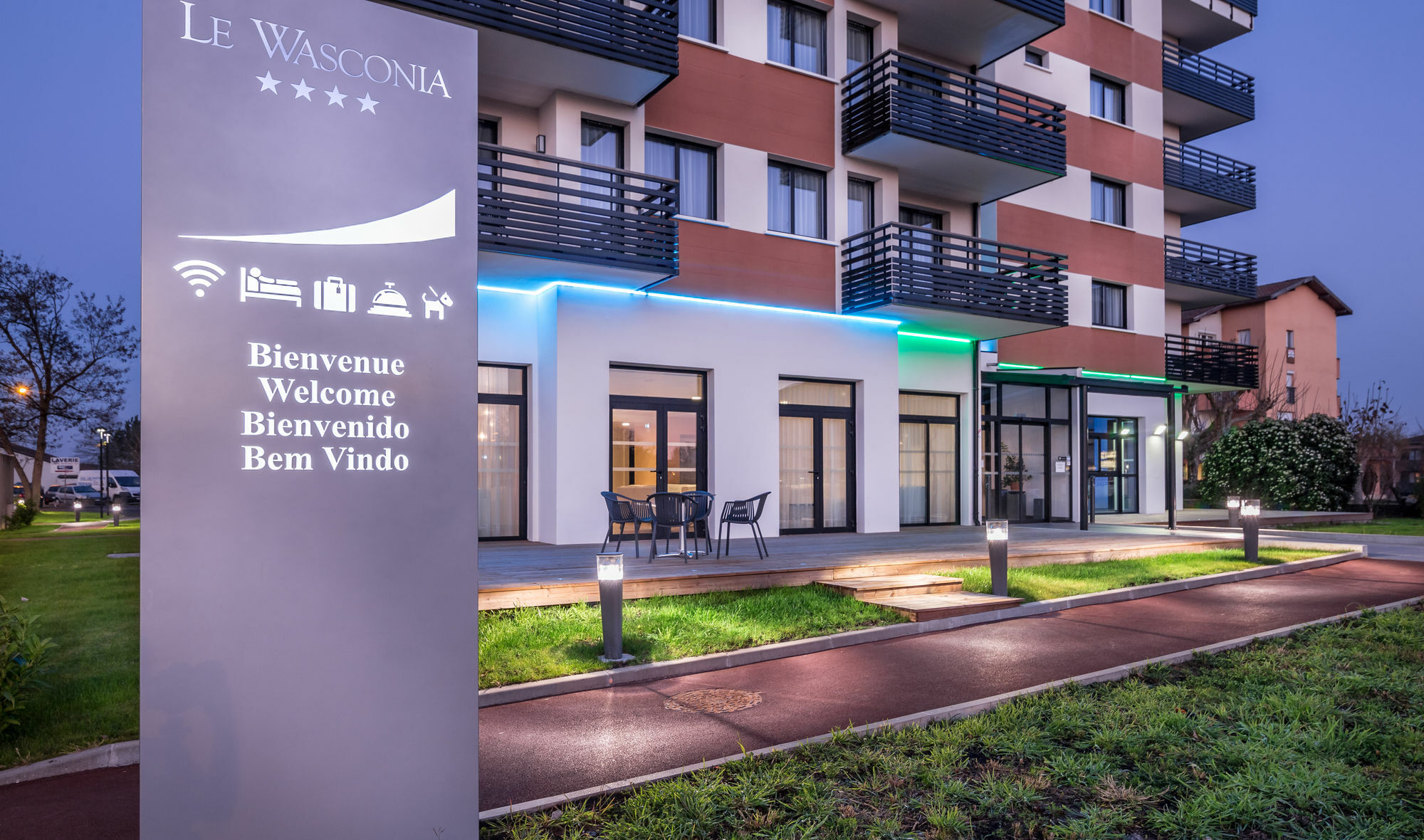 Le Wasconia Appart'Hotel Dax Eksteriør billede